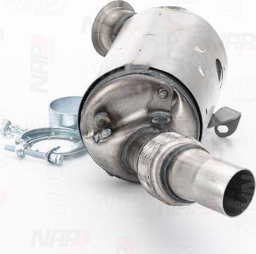 NAP CAD10543 - Nosēdumu / Daļiņu filtrs, Izplūdes gāzu sistēma autospares.lv