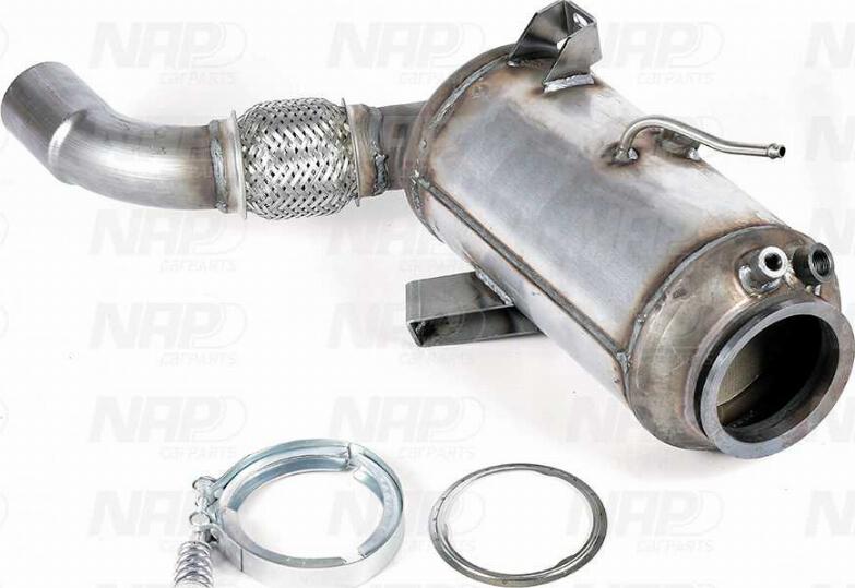 NAP CAD10625 - Nosēdumu / Daļiņu filtrs, Izplūdes gāzu sistēma www.autospares.lv