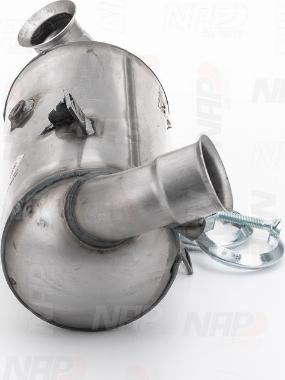 NAP CAD10045 - Сажевый / частичный фильтр, система выхлопа ОГ www.autospares.lv