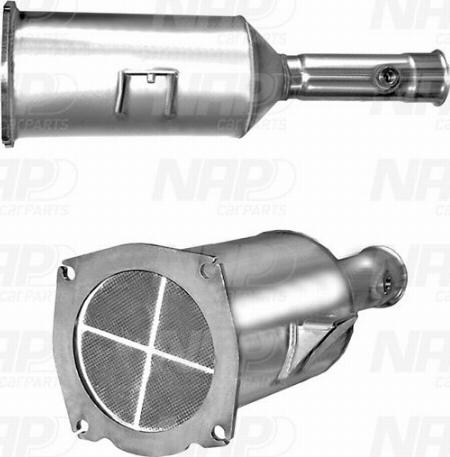 NAP CAD10069 - Nosēdumu / Daļiņu filtrs, Izplūdes gāzu sistēma autospares.lv