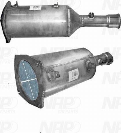 NAP CAD10066 - Nosēdumu / Daļiņu filtrs, Izplūdes gāzu sistēma www.autospares.lv