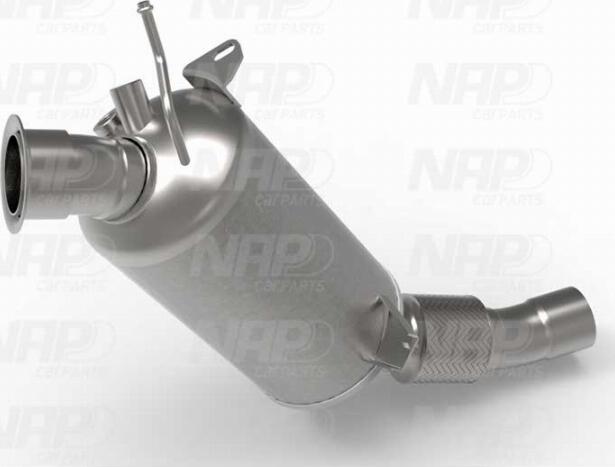 NAP CAD10026 - Nosēdumu / Daļiņu filtrs, Izplūdes gāzu sistēma www.autospares.lv