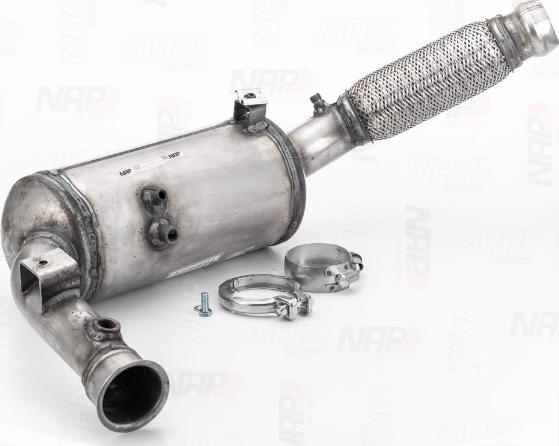 NAP CAD10164 - Nosēdumu / Daļiņu filtrs, Izplūdes gāzu sistēma www.autospares.lv