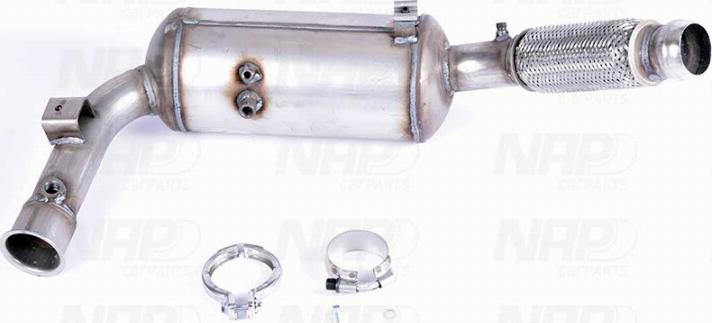 NAP CAD10163 - Nosēdumu / Daļiņu filtrs, Izplūdes gāzu sistēma www.autospares.lv