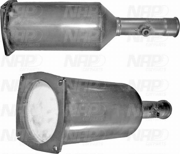 NAP CAD10345 - Сажевый / частичный фильтр, система выхлопа ОГ www.autospares.lv