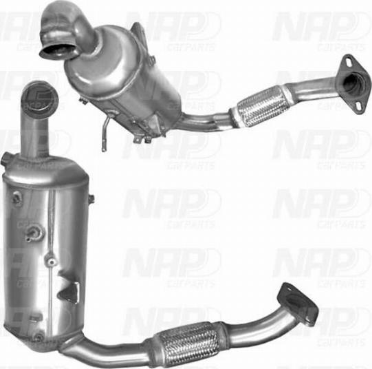 NAP CAD10342 - Сажевый / частичный фильтр, система выхлопа ОГ www.autospares.lv