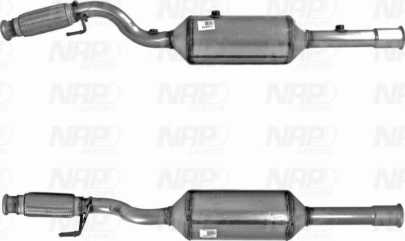 NAP CAD10322 - Сажевый / частичный фильтр, система выхлопа ОГ www.autospares.lv