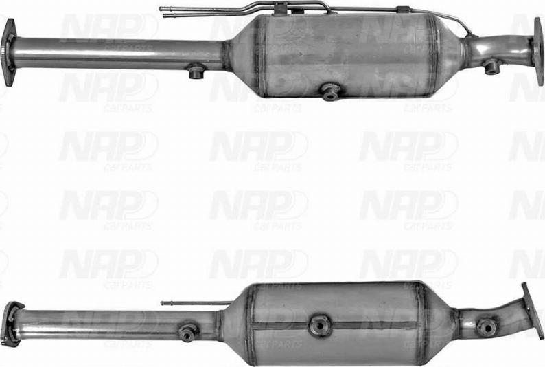 NAP CAD10323 - Сажевый / частичный фильтр, система выхлопа ОГ www.autospares.lv