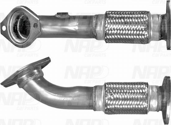 NAP CAF10066 - Izplūdes caurule www.autospares.lv