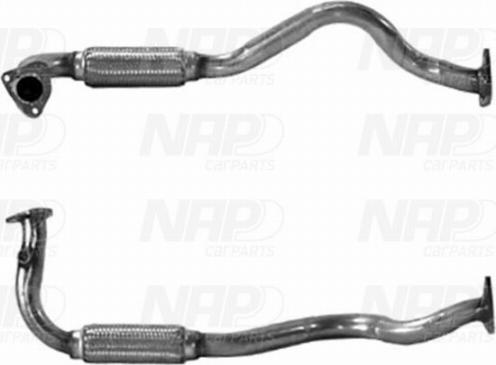 NAP CAF10034 - Izplūdes caurule www.autospares.lv