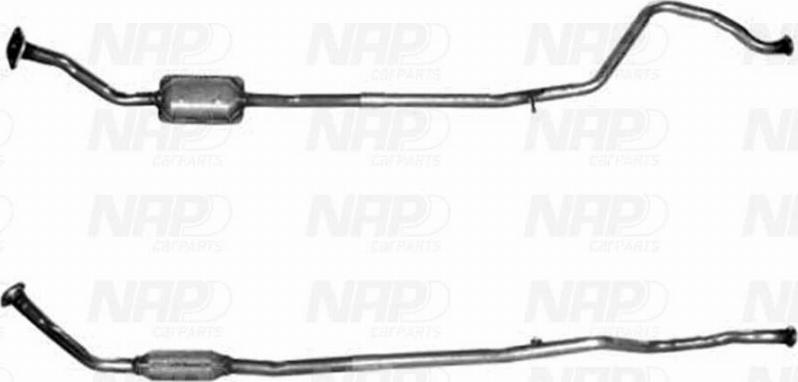 NAP CAK10480 - Katalizators www.autospares.lv