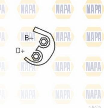 NAPA NAL1649 - Ģenerators www.autospares.lv