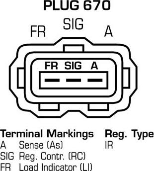 NAPA NAL1334 - Alternator www.autospares.lv