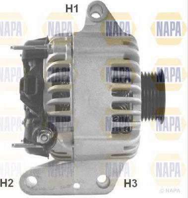 NAPA NAL1334 - Alternator www.autospares.lv