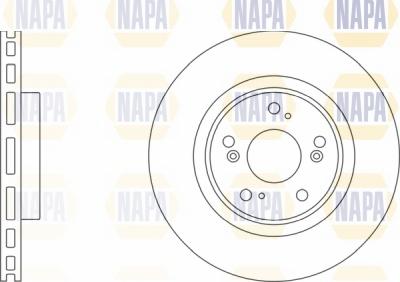 NAPA NBD5608 - Bremžu diski www.autospares.lv