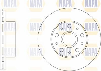 NAPA NBD5688 - Bremžu diski autospares.lv