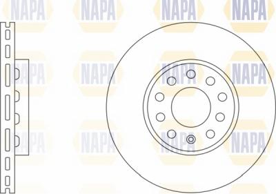 NAPA NBD5190 - Brake Disc www.autospares.lv