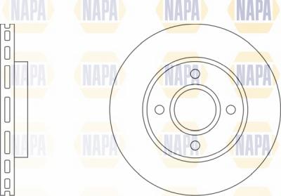 NAPA NBD5141 - Bremžu diski www.autospares.lv