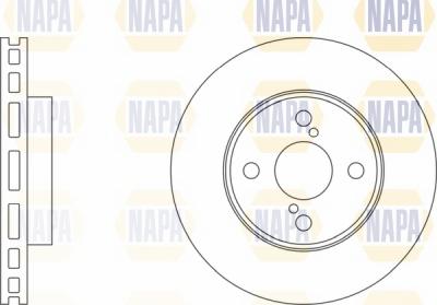 NAPA NBD5163 - Bremžu diski www.autospares.lv