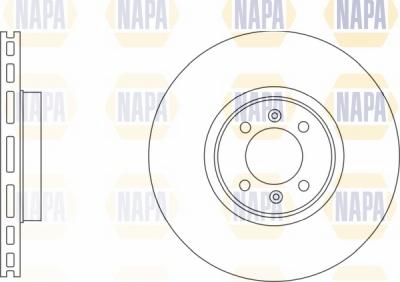 NAPA NBD5361 - Bremžu diski www.autospares.lv