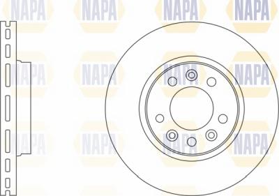 NAPA NBD5314 - Bremžu diski www.autospares.lv