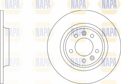 NAPA NBD5327 - Bremžu diski www.autospares.lv