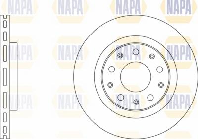 NAPA NBD5379 - Brake Disc www.autospares.lv