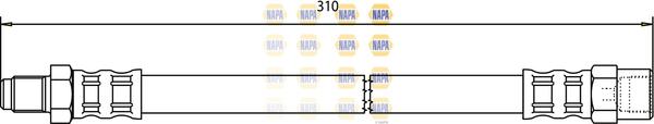 NAPA NBH1083 - Тормозной шланг www.autospares.lv