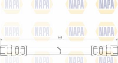 NAPA NBH1035 - Тормозной шланг www.autospares.lv