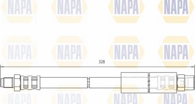 NAPA NBH1020 - Тормозной шланг www.autospares.lv