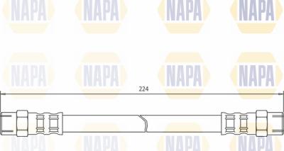 NAPA NBH1111 - Bremžu šļūtene www.autospares.lv