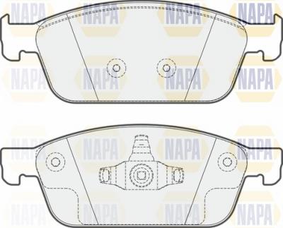 NAPA NBP1528 - Brake Pad Set, disc brake www.autospares.lv