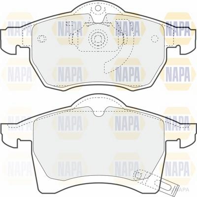 NAPA NBP1059 - Brake Pad Set, disc brake www.autospares.lv