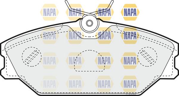 NAPA NBP1007 - Brake Pad Set, disc brake www.autospares.lv