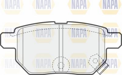 NAPA NBP1036 - Brake Pad Set, disc brake www.autospares.lv