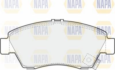 NAPA NBP1195 - Brake Pad Set, disc brake www.autospares.lv