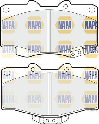 NAPA NBP1196 - Brake Pad Set, disc brake www.autospares.lv