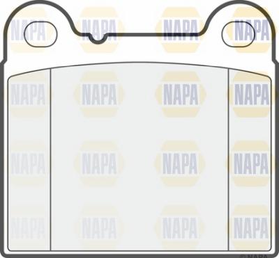 NAPA NBP1804 - Brake Pad Set, disc brake www.autospares.lv