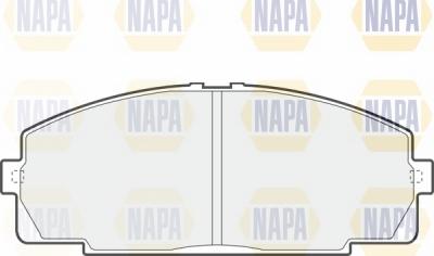 NAPA NBP1806 - Brake Pad Set, disc brake www.autospares.lv