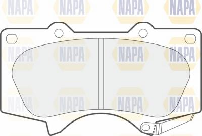 NAPA NBP1248 - Bremžu uzliku kompl., Disku bremzes www.autospares.lv