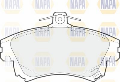 NAPA NBP1231 - Brake Pad Set, disc brake www.autospares.lv