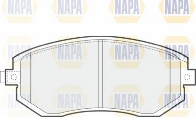 NAPA NBP1743 - Bremžu uzliku kompl., Disku bremzes www.autospares.lv