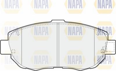 NAPA NBP1721 - Тормозные колодки, дисковые, комплект www.autospares.lv