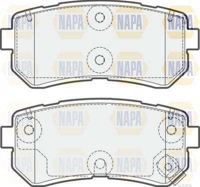 NAPA NBP1774 - Brake Pad Set, disc brake www.autospares.lv