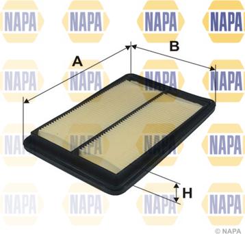 NAPA NFA1263 - Gaisa filtrs autospares.lv