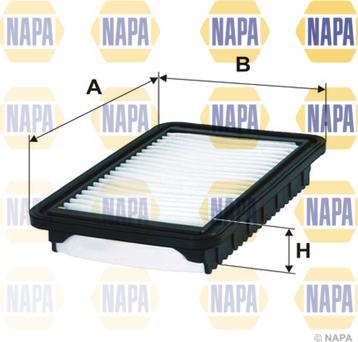 NAPA NFA1233 - Gaisa filtrs autospares.lv