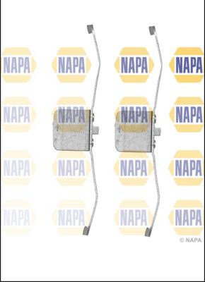 NAPA NFK1026 - Комплектующие для колодок дискового тормоза www.autospares.lv