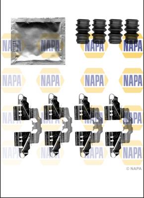 NAPA NFK1147 - Accessory Kit for disc brake Pads www.autospares.lv