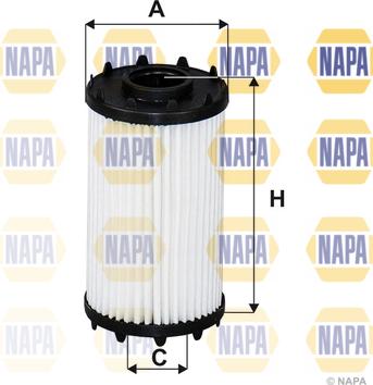 NAPA NFO3255 - Eļļas filtrs www.autospares.lv