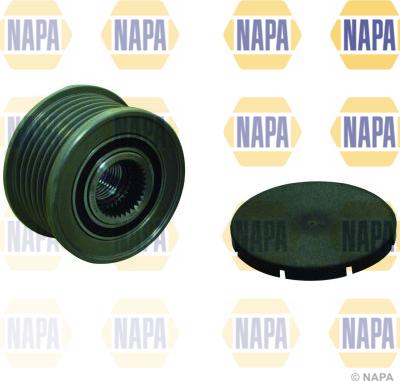 NAPA NOP1096 - Шкив генератора, муфта www.autospares.lv